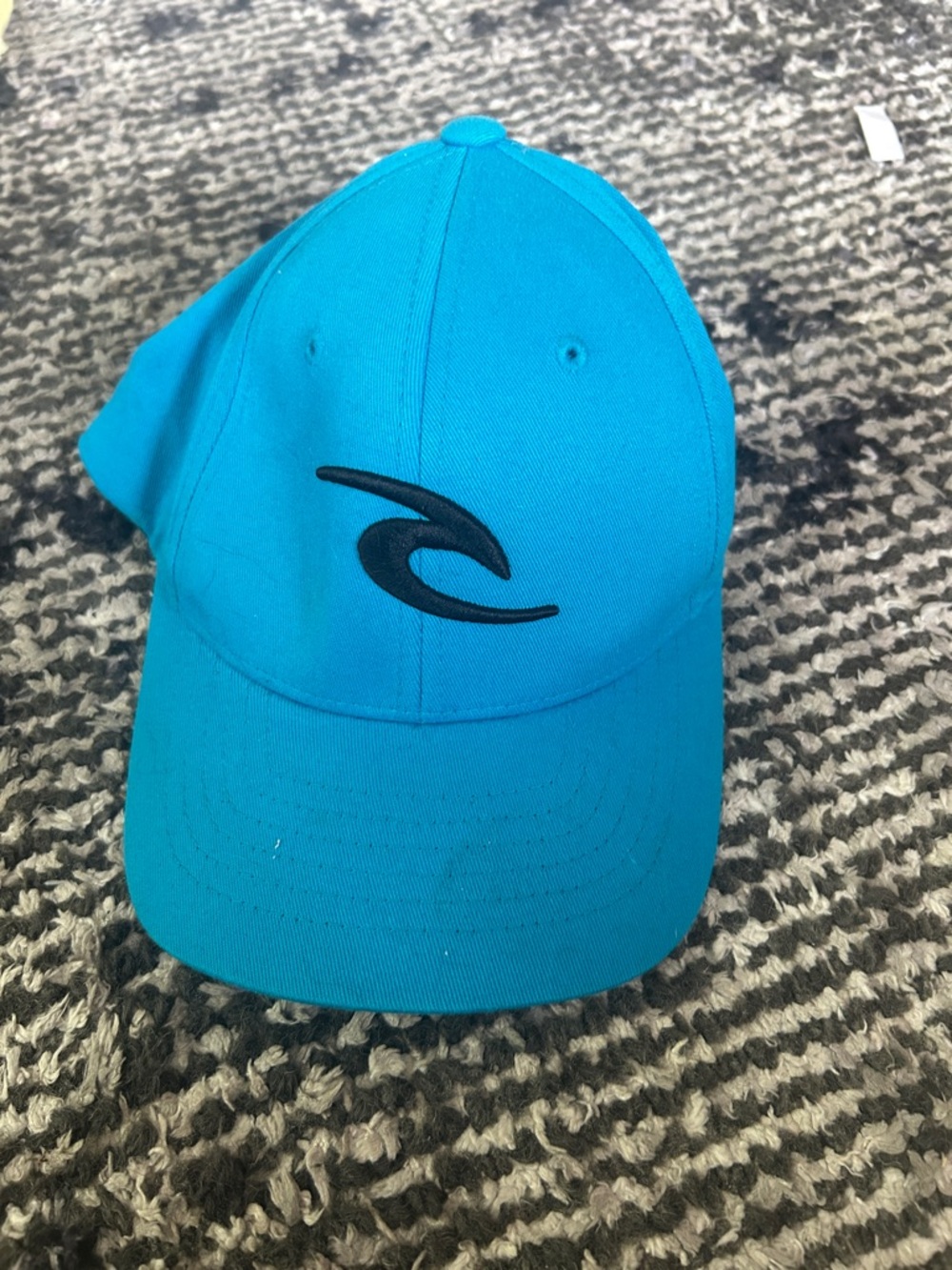 O'Neill Bright Teal Kids Baseball Cap with Black Wave Logo